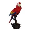 Dekofigur Papagei Am Stamm, 66 X 40 X 25 Cm -Die grüne Ecke 0980306786 Papagei gross am Stamm H66 x B40 x T25 cm 122178