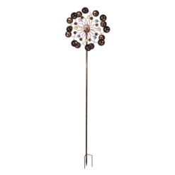 Solarwindrad Venti, Integrierte Solar Glaskugeln, Höhe 130 Cm -Die grüne Ecke 0980403912 Windrad Venti1 64771