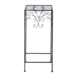 Pflanztisch L, Schwarz, Eisen, Ca. 31 X 31 X 70 Cm