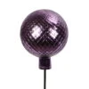 Gartenstecker Gals-Kugel, Flieder, Höhe Ca. 115 X Ø 19 Cm -Die grüne Ecke 0980404421 Kugel a Stab flieder H19 cm 115cm Stab Glas1 118965