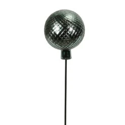 Gartenstecker Gals-Kugel, Grün-silber, Höhe Ca. 115 X Ø 19 Cm -Die grüne Ecke 0980404422 Kugel a Stab gruen silber H19cm 115cm Stab Glas 118968