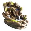 Brunnen, Holzoptik, 72 X 47 X 40 Cm -Die grüne Ecke 0980500095 Koelle Polyresin Brunnen warmlicht 106310