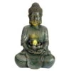 LED-Brunnen, Buddha, Natur, Polyresin, Ca. 47 X 23 X 11, 42 Cm, 3,2 Kg -Die grüne Ecke 0980500181 LED Polybrunnen Buddha 113779
