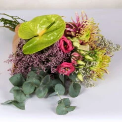 Gemischter Blumenbund 'Baltazar Mit Anthurie' Inkl. Gratis Grußkarte -Die grüne Ecke 1025700011 DIY Mixbund Baltazar mit Anthurie Chrysa Lisi Gypso Statice Euka Anthurie 2 94430