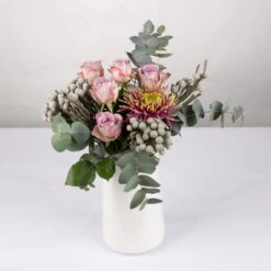 Blumenbund Rose 'Memory Lane' & Chrysantheme 'Baltazar', Inkl. Gratis Grußkarte -Die grüne Ecke 1025700029 Strauss Rosen Memory Lane mit Baltazar 1 102755