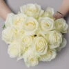 Blumenbund Mit Rosen 'Avalanche', Weiß, 15er-Bund, Inkl. Gratis Grußkarte -Die grüne Ecke 1045500016 Rose Avalanche 15er Bund 60cm Laenge 1 122644