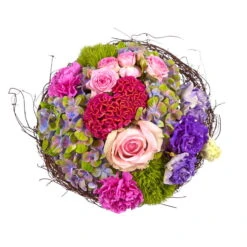 Blumenstrauß 'Sommertanz' Inkl. Gratis Grußkarte -Die grüne Ecke 1110600037 Sommertanz D25cm 2 5589