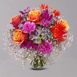 Blumenstrauß 'Sommerbrise' Inkl. Gratis Grußkarte -Die grüne Ecke 1110600044 Sommerbrise grau 103422