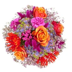 Blumenstrauß 'Sommerbrise' Inkl. Gratis Grußkarte -Die grüne Ecke 1110600044 Sommerbrise D30cm 2 5582