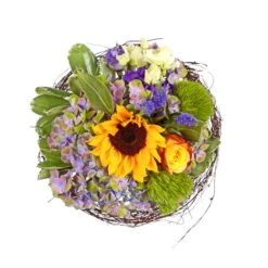 Blumenstrauß 'Sonnenkind' Inkl. Gratis Grußkarte -Die grüne Ecke 1110600051 Sonnenkind D25cm 2 5590