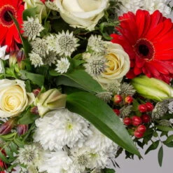 Blumenstrauß 'Roma' Inkl. Gratis Grußkarte -Die grüne Ecke 1110600106 strauss premium rot weiss 2 122357