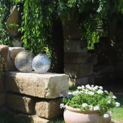 Kölle Solarlaterne Giant Damast, Gold Matt, Höhe 39 Cm, Ø 37 Cm -Die grüne Ecke 2950100471 2950100470 Damast 1 113716