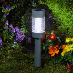 Solar Leuchte 'Martini' 365, Dunkelgrau, Ca. Ø 41 X 6 Cm -Die grüne Ecke 2950100480 Solar Leuchte Martini 365 2 105511