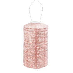 Solarlaterne 'Cylinder 18', Pink, Ø 18 X 33 Cm -Die grüne Ecke 2950100667 Cylinder 18 105810