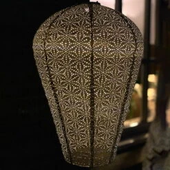 Solarlaterne 'Balloon XL', Helltaupe, Ø 35 X 50 Cm -Die grüne Ecke 2950100686 Balloon XL Light Taupe 1 105802