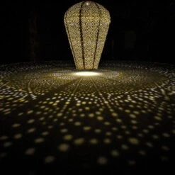 Solarlaterne 'Balloon XL', Helltaupe, Ø 35 X 50 Cm -Die grüne Ecke 2950100686 Balloon XL Light Taupe 3 105800