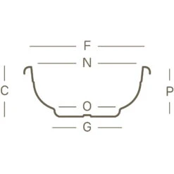 Pflanzschale Olimpo, Anthrazit, Ø 40 X H 15 Cm 5 Pflanzschale Olimpo, Anthrazit, Ø 40 X H 15 Cm -Die grüne Ecke 3210100220 Pflanzschale Olimpo technische Zeichnung 111236 3