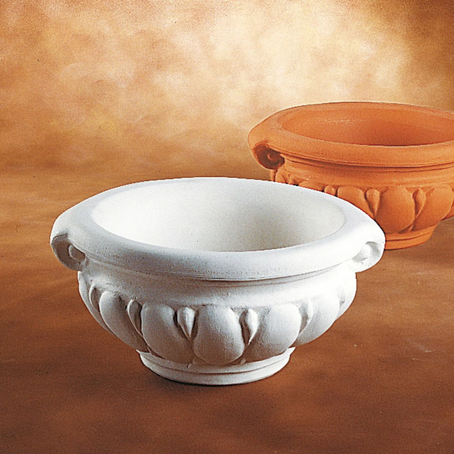 Euro 3 Plast Pflanzschale "Eden" Weiß, Ø Ca. 43 Cm, Erdvol. 11 L 3 Euro 3 Plast Pflanzschale "Eden" Weiß, Ø Ca. 43 Cm, Erdvol. 11 L