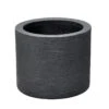 Pflanzgefäß "Kubus" Anthrazit, Rund, Ø 39 Cm, Höhe 33 Cm, Füllvolumen 18 L -Die grüne Ecke 3210102569 Pflanzgefae Kubus rund anthrazit 18 Ltr 24032