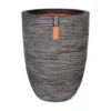 Pflanzvase Rib Bella Anthrazit -Die grüne Ecke 3210103446 Pflanzvase Tutch Riffel Bella anthrazit D46xH58cm 87Ltr 45567
