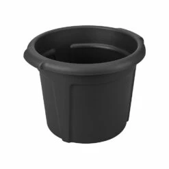 Elho Kartoffeltopf Green Basics Living Black, Ø 32,3 Cm, Höhe 25,7 Cm, Erdvol. 13 L -Die grüne Ecke 3210103486 Kartoffeltopf Green Basics living black 32 3x25 7cm 13l 05 48262