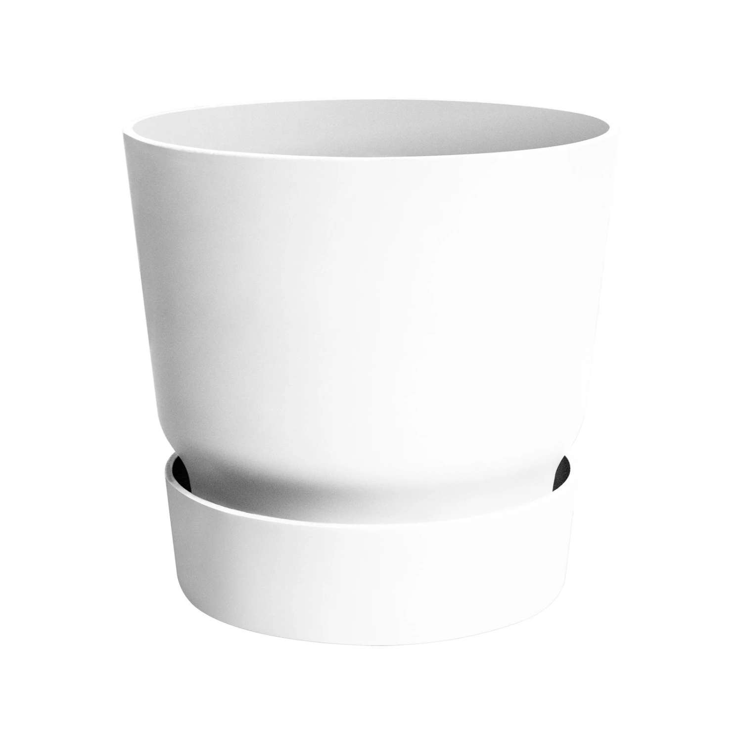 Elho Pflanzgefäß 'Greenville Round 25', Weiß, Ø 24,5 X H 23,1 Cm 3 Elho Pflanzgefäß 'Greenville Round 25', Weiß, Ø 24,5 X H 23,1 Cm