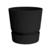 Pflanzgefäß „Greenville Round 25“ In Living Black Von Elho -Die grüne Ecke 3210103651 3210103655 3210103659 3210103663 Pflanzgefaess Greenville round living black Varianten 25 30 40 47 61893 3