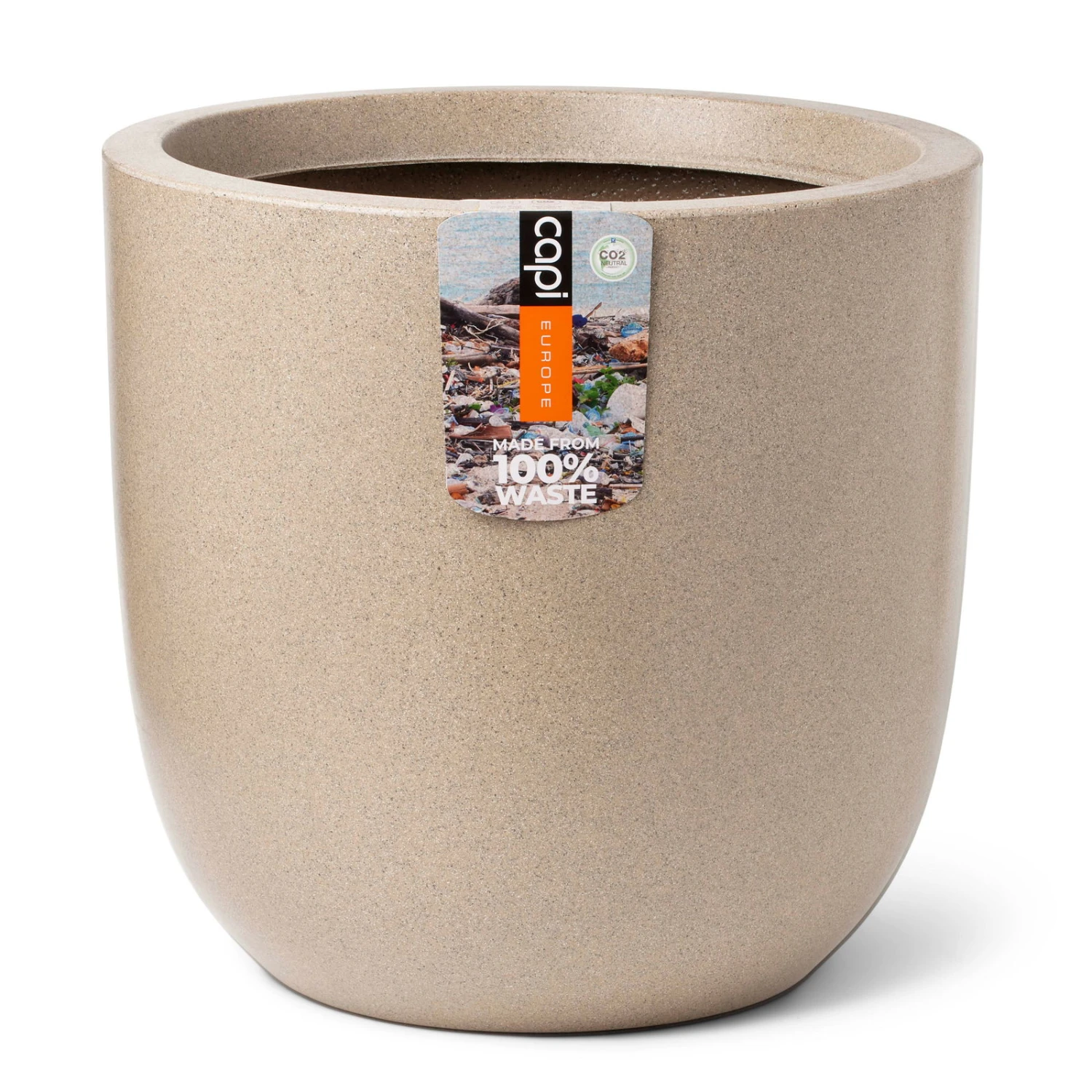 Pflanzgefäß 'Smooth', Beige, Ø 35 X H 34 Cm 3 Pflanzgefäß 'Smooth', Beige, Ø 35 X H 34 Cm