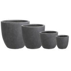 Kölle Pflanzgefäß Basic Eggli / Grafit, Frostsicher, Mit Ablaufloch -Die grüne Ecke 3210801224 3210801225 3210801226 3210801227 Koelle Pflanzgefaess Basic Eggli grafit Varianten D25 D35 D45 D55 61788 2