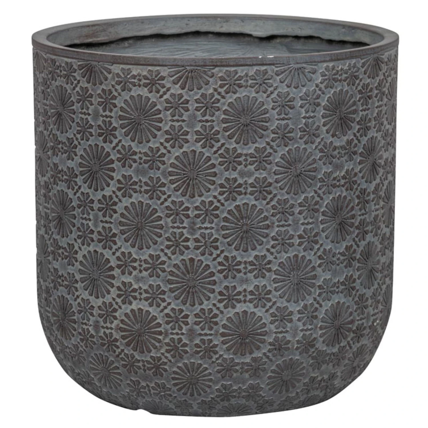 Pflanzgefäß 'Chester 02', Dunkelgrau 3 Pflanzgefäß 'Chester 02', Dunkelgrau