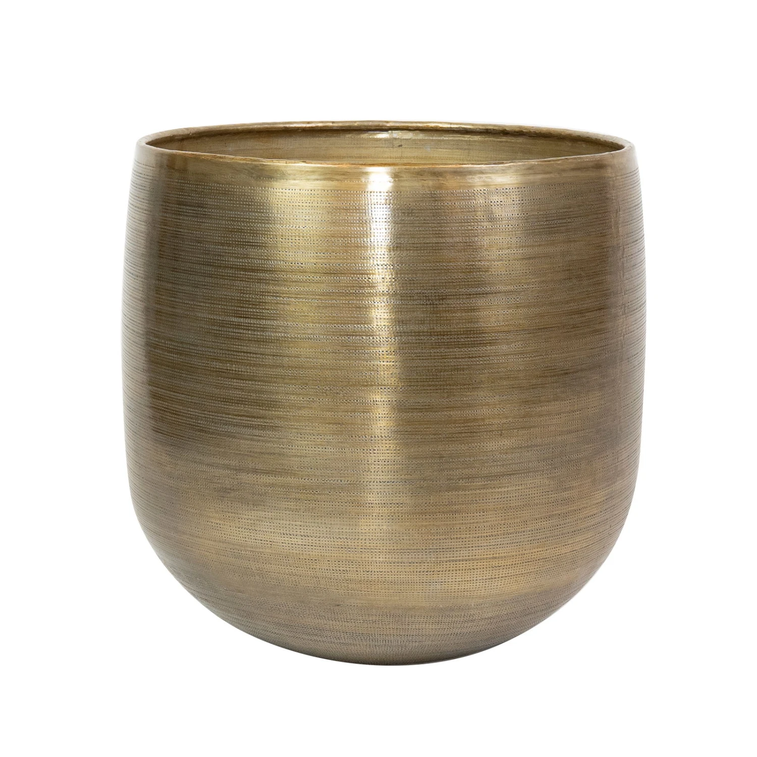 Pflanzgefäß 'Rowen', Gold, Ø 38 X H 30 Cm 4 Pflanzgefäß 'Rowen', Gold, Ø 38 X H 30 Cm – Bild 2