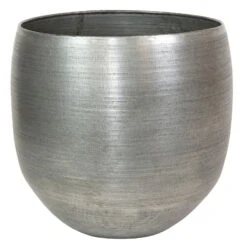 Pflanzgefäß 'Rowen', Silber, Ø 42 X H 41 Cm -Die grüne Ecke 3210801627 Pflanzgefaess Rowen silber D 42 x H 41 cm 115012