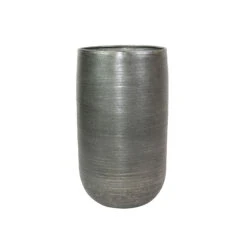 Pflanzgefäß 'Rowen', Silber, Ø 31 X H 55 Cm 14 Pflanzgefäß 'Rowen', Silber, Ø 31 X H 55 Cm -Die grüne Ecke 3210801635 Pflanzgefaess Rowen silber D 31 x H 55 cm 115032