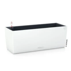 LECHUZA Balconera Color All-in-One-Set, Weiß, 50 X 19 X 19 Cm -Die grüne Ecke 3230100764 Balconera Color50 AllinOneSet 50x19x19cm weiss Pflanzvol 8Ltr 17898