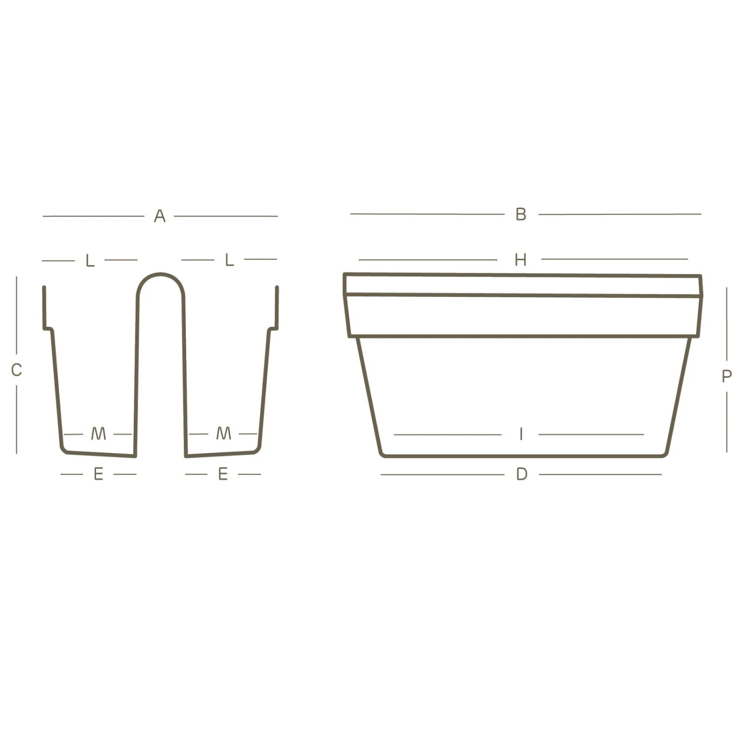 Balkonhängekästen Be Up Duo, Sand, 50 Cm, 18 Liter 4 Balkonhängekästen Be Up Duo, Sand, 50 Cm, 18 Liter – Bild 2