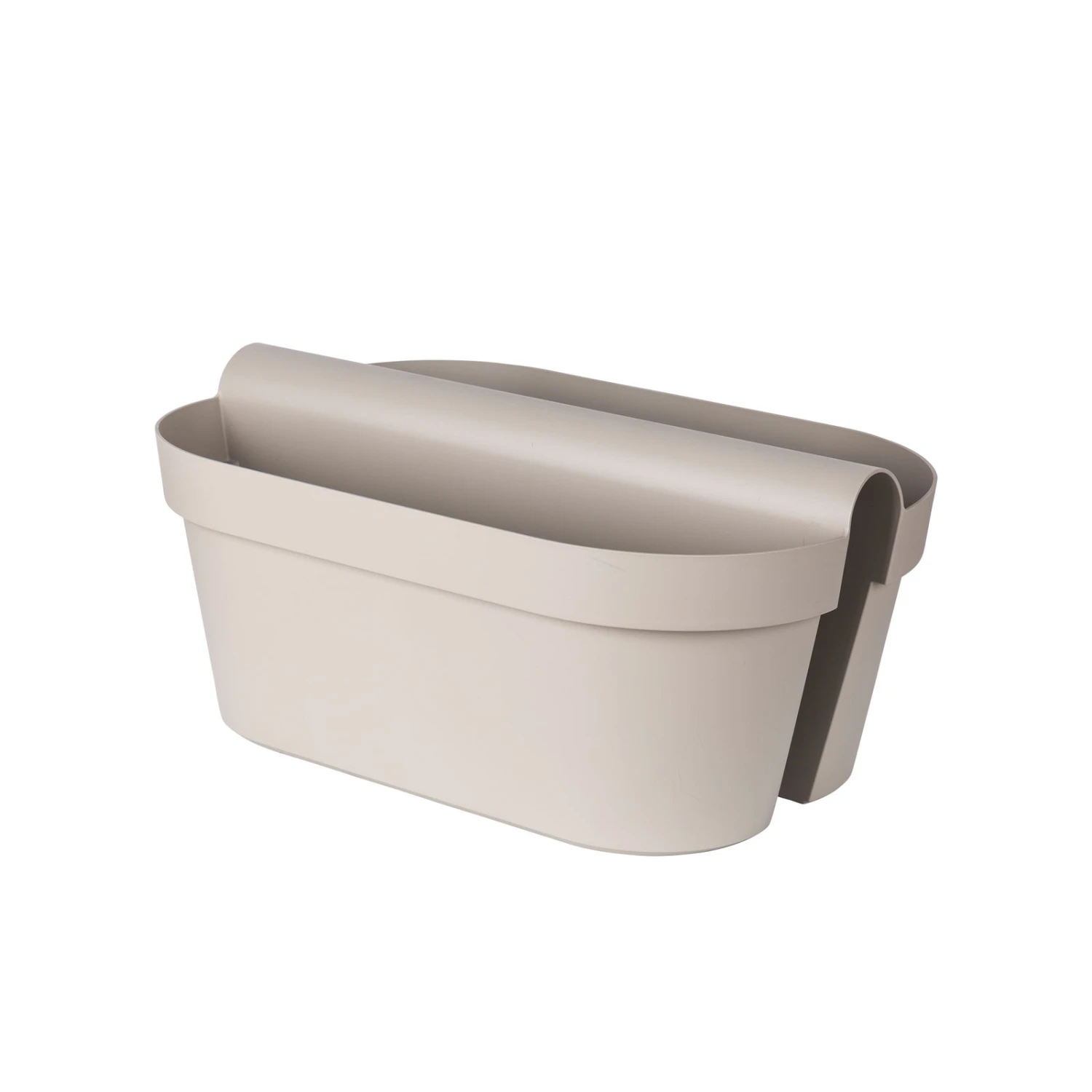 Balkonhängekästen Be Up Duo, Sand, 50 Cm, 18 Liter 3 Balkonhängekästen Be Up Duo, Sand, 50 Cm, 18 Liter