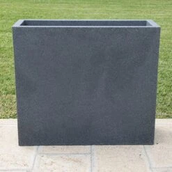 Pflanzkasten Kube High, Granit, L 80 X B 30 X H 70 Cm -Die grüne Ecke 3230101024 3230101026 Pflanzkasten Kube High granit Erdvol 77 32 Ltr 1 61449
