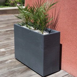 Pflanzkasten Graphit Crunch High, Anthrazit, L 78,5 X B 29,5 X H 60 Cm 7 Pflanzkasten Graphit Crunch High, Anthrazit, L 78,5 X B 29,5 X H 60 Cm -Die grüne Ecke 3230101030 Pflanzkasten Graphit Crunch High anthrazit L78 5xB29 5xH60cm 46Ltr 3 59185