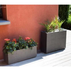 Pflanzkasten Graphit Crunch High, Anthrazit, L 78,5 X B 29,5 X H 60 Cm 9 Pflanzkasten Graphit Crunch High, Anthrazit, L 78,5 X B 29,5 X H 60 Cm -Die grüne Ecke 3230101030 Pflanzkasten Graphit Crunch High anthrazit L78 5xB29 5xH60cm 46Ltr 4 59184