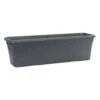 Blumen- & Bewässerungskasten 'Mediterran', Anthrazit, L 60 X B 19,5 X H 17 Cm -Die grüne Ecke 3230101051 Bewaesserungs Blumenkasten Mediterran anthrazit L60xB19 5xH17cm 14Ltr 64139