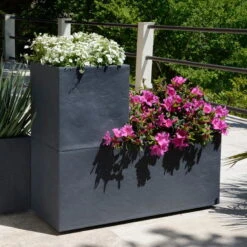 Pflanzkasten 'Volcania Hutch', Anthrazit, L 99,5 X B 39,5 X H 43,5 Cm -Die grüne Ecke 3230101087 Pflanzkasten Volcania Hutch anthrazit L99xB39xH43cm 98Ltr1 75437