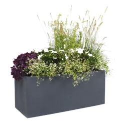 Pflanzkasten 'Volcania Hutch', Anthrazit, L 99,5 X B 39,5 X H 43,5 Cm -Die grüne Ecke 3230101087 Pflanzkasten Volcania Hutch anthrazit L99xB39xH43cm 98Ltr3 75436