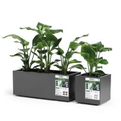 Pflanzkasten 'Kebe', Anthrazit, 102 Liter, 39,5 X 99,5 X 39,5 Cm -Die grüne Ecke 3230101146 3230101148 Kebe anthrazit 109322
