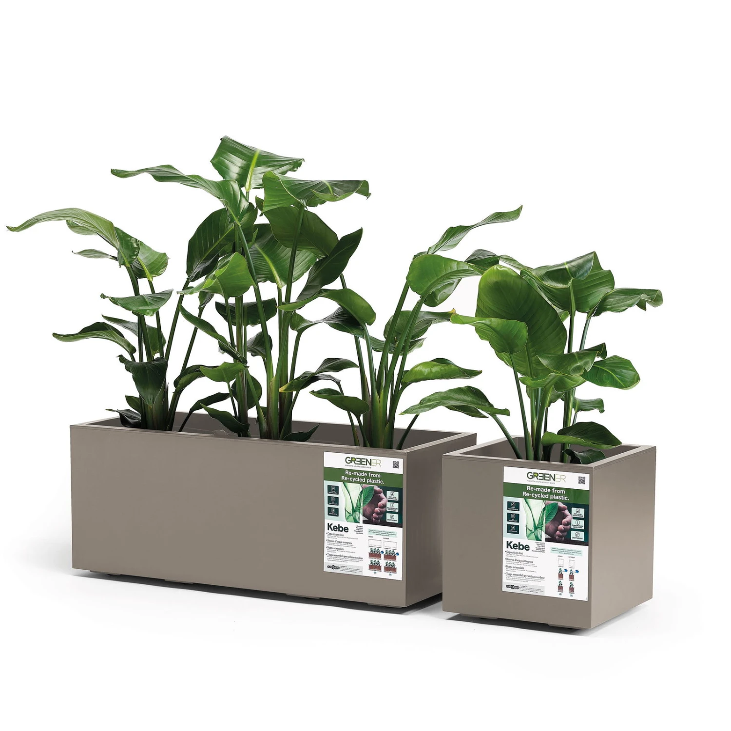 Pflanzkasten 'Kebe', Taupe, 102 Liter, 39,5 X 99,5 X 39,5 Cm 4 Pflanzkasten 'Kebe', Taupe, 102 Liter, 39,5 X 99,5 X 39,5 Cm – Bild 2