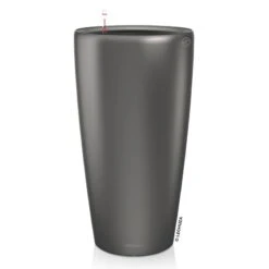 LECHUZA Rondo Premium, All-in-One-Set, Anthrazit-metallic, Ø 33 Cm, H:56 Cm -Die grüne Ecke 3325100130 Rondo Premium32 anthrazit All in One Set D33xH56cm RGB 2 7577