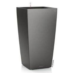 LECHUZA Cubico Premium 40, Anthrazit-metallic, All-in-One-Set, 40 X 40, H:75 Cm 6 LECHUZA Cubico Premium 40, Anthrazit-metallic, All-in-One-Set, 40 X 40, H:75 Cm -Die grüne Ecke 3325100153 Cubico Premium40 anthrazit All in One Set 40x40x75cm RGB 7583