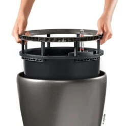 LECHUZA Classico Premium LS, All-in-One-Set, Anthrazit-metallic, Ø 21 Cm, H:20 Cm 8 LECHUZA Classico Premium LS, All-in-One-Set, Anthrazit-metallic, Ø 21 Cm, H:20 Cm -Die grüne Ecke 3325100223 Classico Premium 28LS anthrazit All in One Set D28xH26cm RGB 4 7762