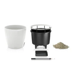 LECHUZA Classico Premium 43 LS, Weiß Hochglanz, All-in-One-Set, Ø 43 Cm, H:40 Cm 7 LECHUZA Classico Premium 43 LS, Weiß Hochglanz, All-in-One-Set, Ø 43 Cm, H:40 Cm -Die grüne Ecke 3325100232 Classico Premium 43LS wei All in OneSet D43xH40cm RGB 2 7764 2