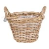 Pflanzkorb Aus Rattan Mit Folieneinsatz In Grau, Ø 35 H: 25 Cm -Die grüne Ecke 3345100040 Pflanzkorb Rattan D35 H25cm grau 2 63358