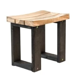 Holzhocker 'Convi', Ca. 44 X 32 X 43 Cm -Die grüne Ecke 3910201643 Holzhocker Convi ca44x32x43cm 5 119653